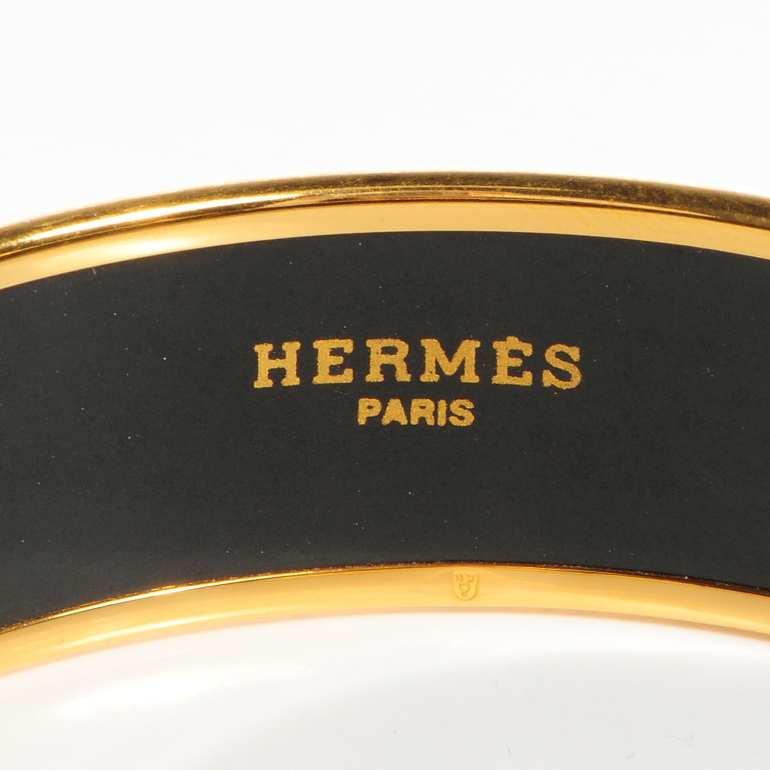 Hermes Enamel Printed Sun Moon Stars Wide Bracelet Red 65 3 of 10