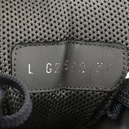 Chanel Suede Tweed Goatskin CC Sneakers 36 Grey Purple 9 of 9