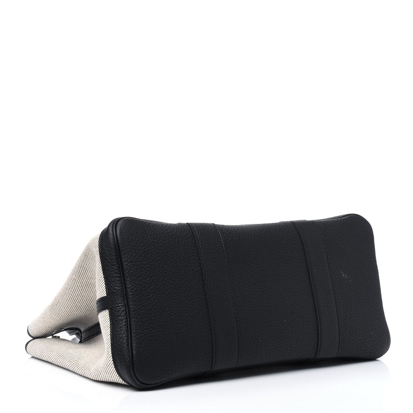 Twill H Negonda Garden Party 36 MM Tote Ecru Black