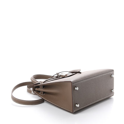 Hermes Epsom Kelly Sellier 25 Etoupe 3 of 9