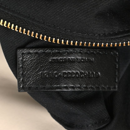 Saint Laurent Lambskin Quilted Toy Loulou Puffer Monogram Chain Satchel Blanc Vintage 8 of 13