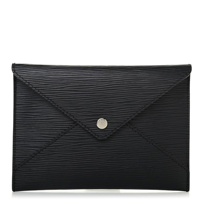 Louis Vuitton Epi Envelope Pouch Black 1 of 4