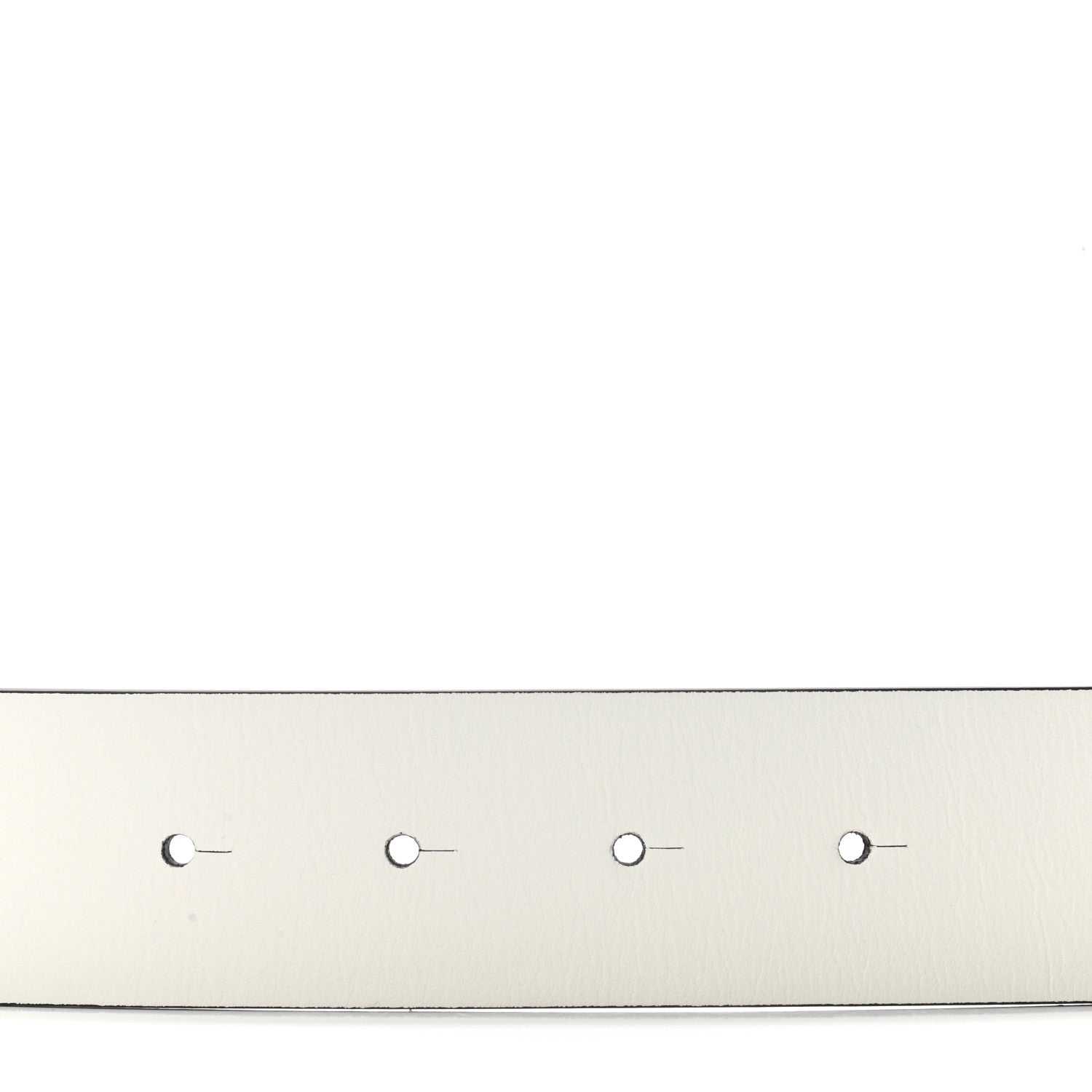 Chanel Calfskin CC Reversible Belt 75 White Black 3 of 4