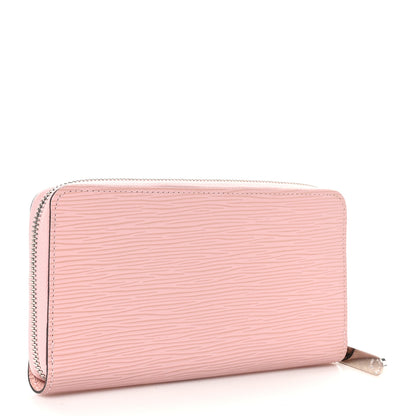 Louis Vuitton Epi Zippy Wallet Rose Ballerine 3 of 8