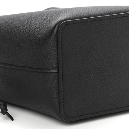 Louis Vuitton Calfskin Nano Lockme Bucket Black 7 of 8