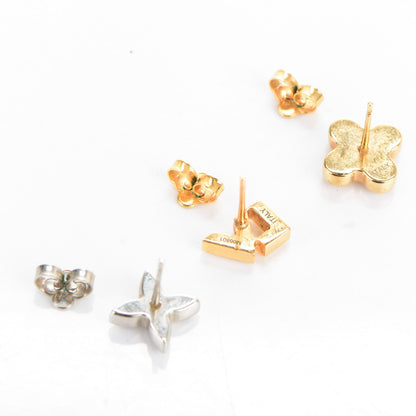 Louis Vuitton Swarovski Crystal Love Letter Timeless Ear Stud Earrings 3 of 5