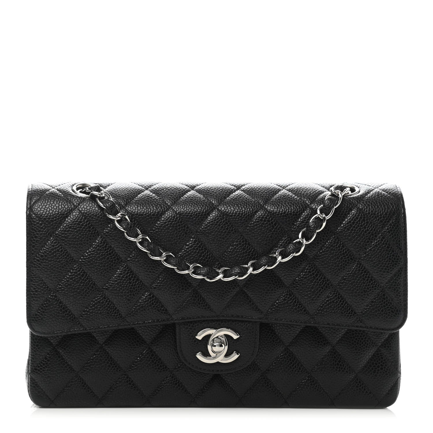 Chanel Caviar Quilted Mobile Art Medium Double Flap Black 1 of 4