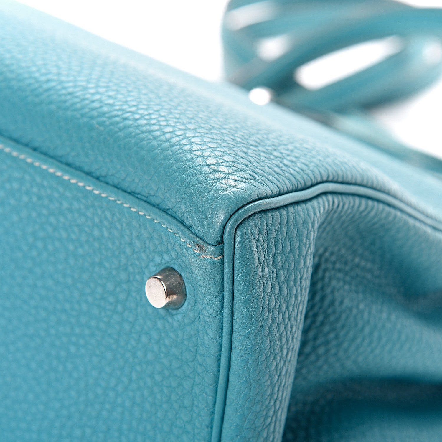 Hermes Togo Kelly Retourne 35 Blue Jean 9 of 17