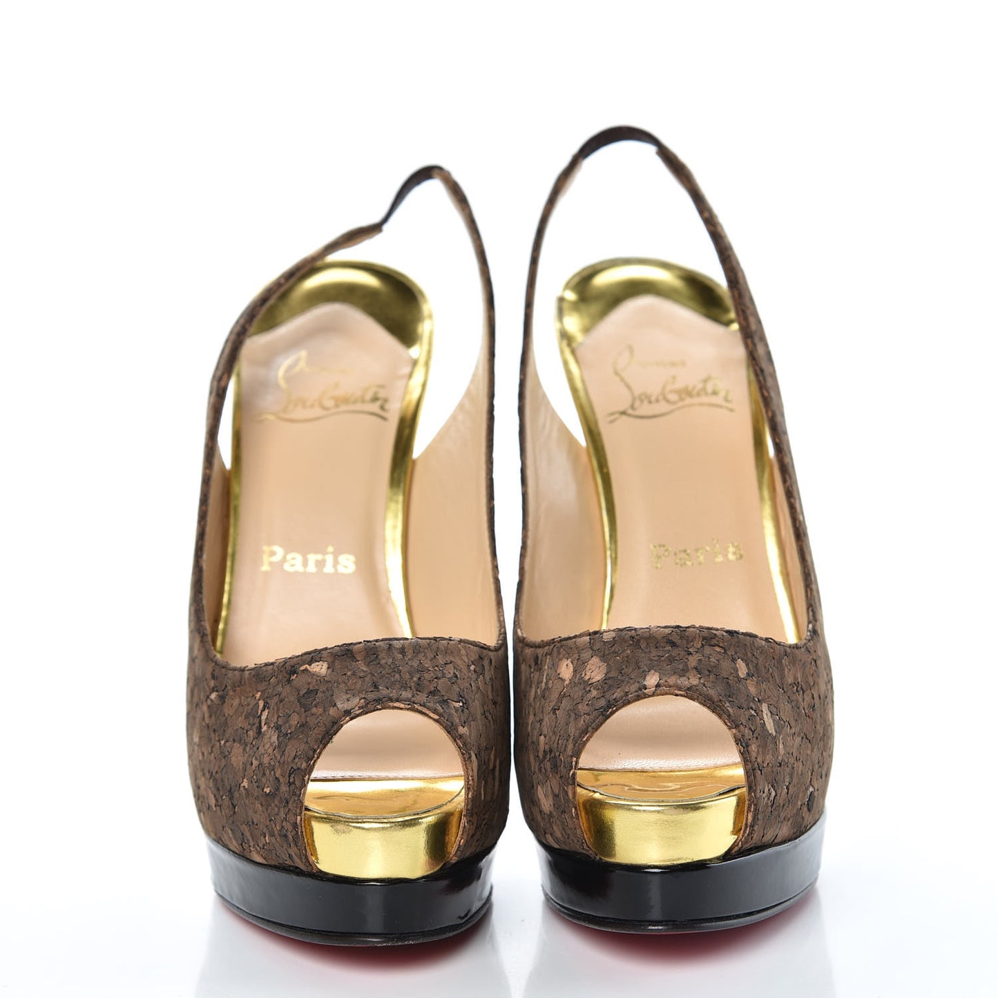 Patent Cork Catenita 110 Pumps 38.5 Dark Brown