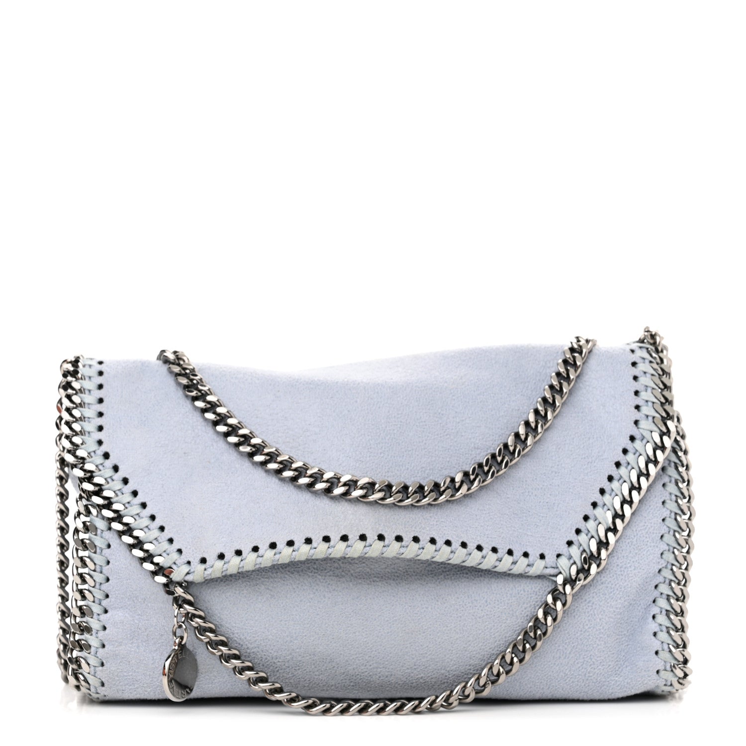 Stella McCartney Shaggy Deer Mini Falabella Crossbody Bag Duck Blue 1 of 12