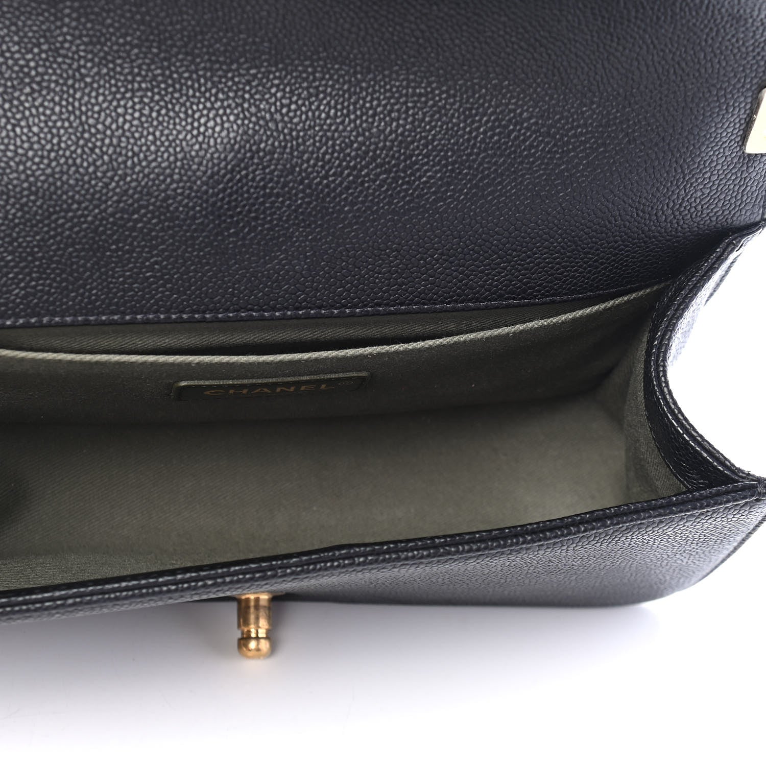 Chanel Caviar Quilted Medium Boy Flap Black 5 of 9