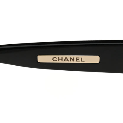 Chanel Acetate Cat Eye Sunglasses 6054 Black 5 of 8