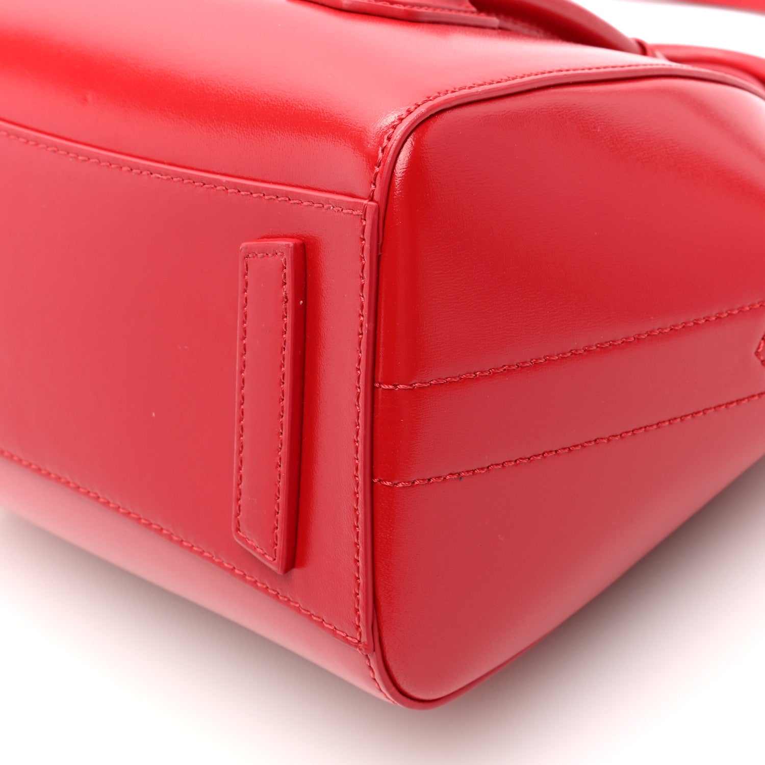 Givenchy Box Calfskin Mini Lock Antigona Shoulder Bag Red 9 of 9