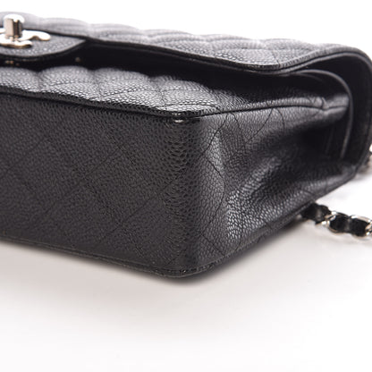 Chanel Caviar Quilted Medium Double Flap Black 6 of 10