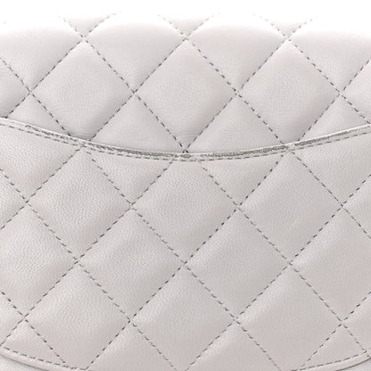 Chanel Lambskin Quilted Mini Rectangular Flap Grey 11 of 11