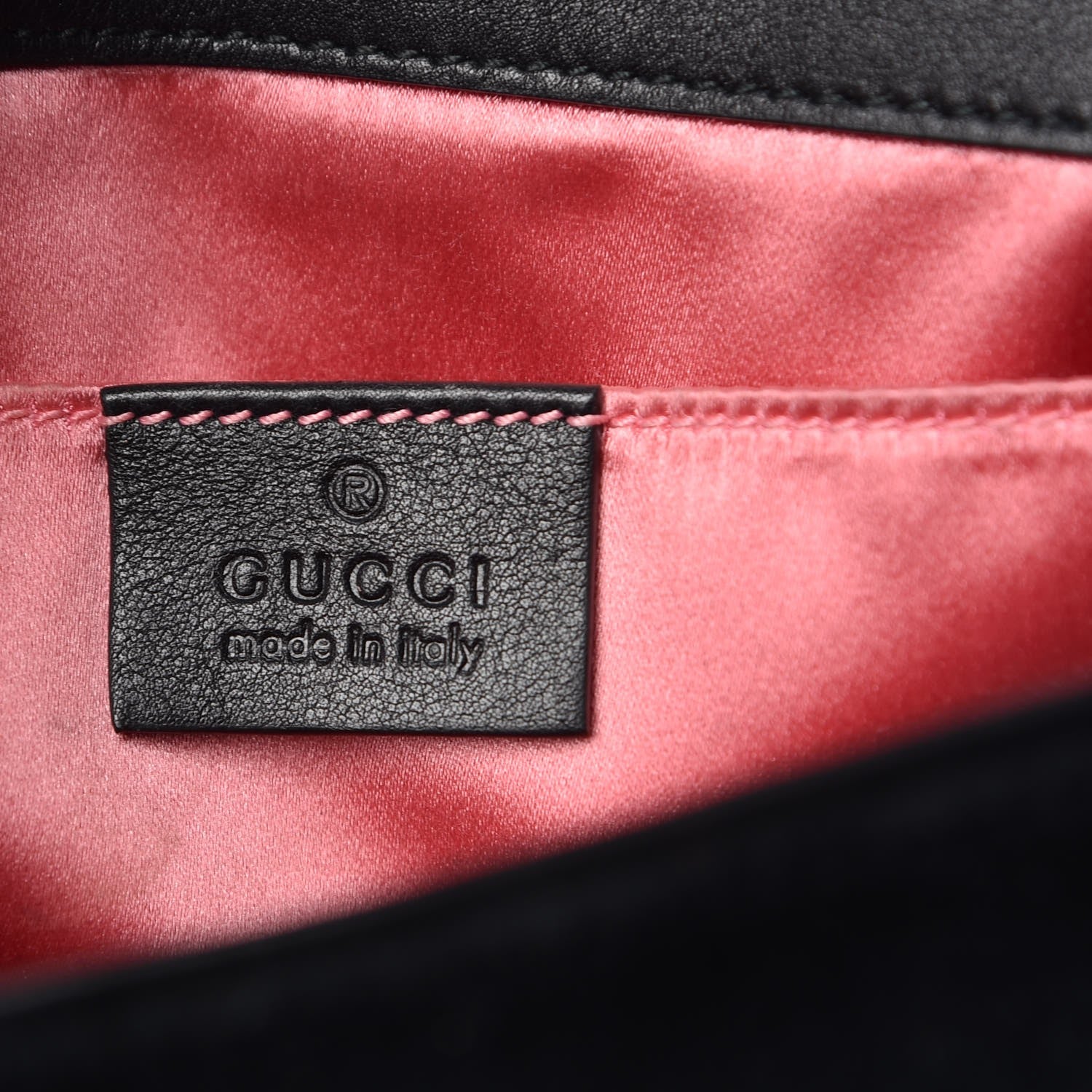 Gucci Velvet Matelasse Mini GG Marmont Shoulder Bag Black 6 of 8