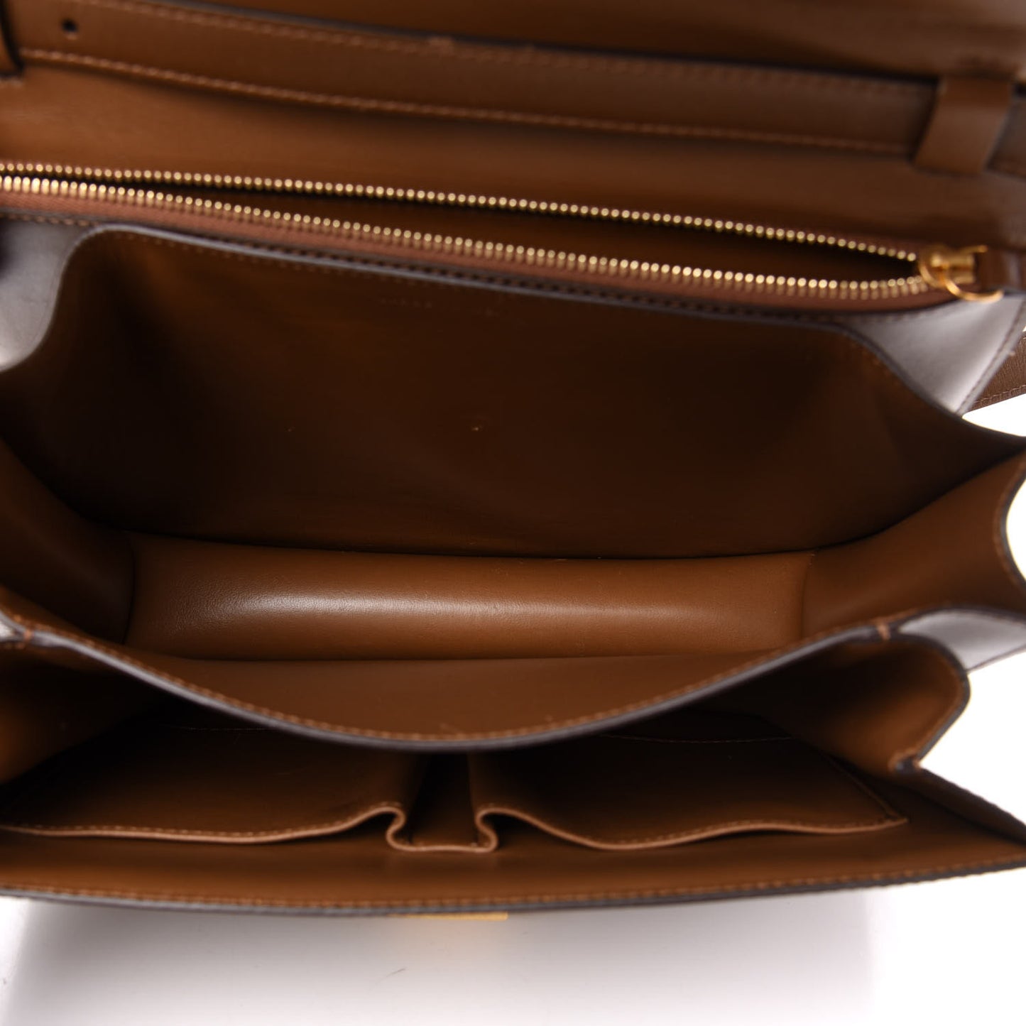 Box Calfskin Medium Classic Box Flap Bag Camel