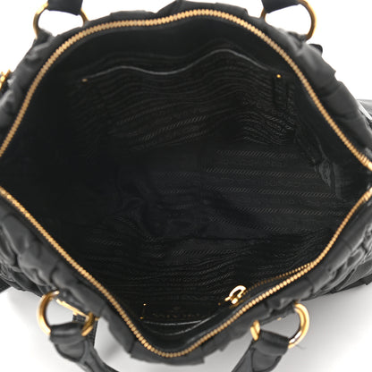 Prada Tessuto Nylon Gaufre Tote Black 4 of 10
