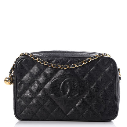 Chanel Caviar Quilted Camera Case Black 1 of 8
