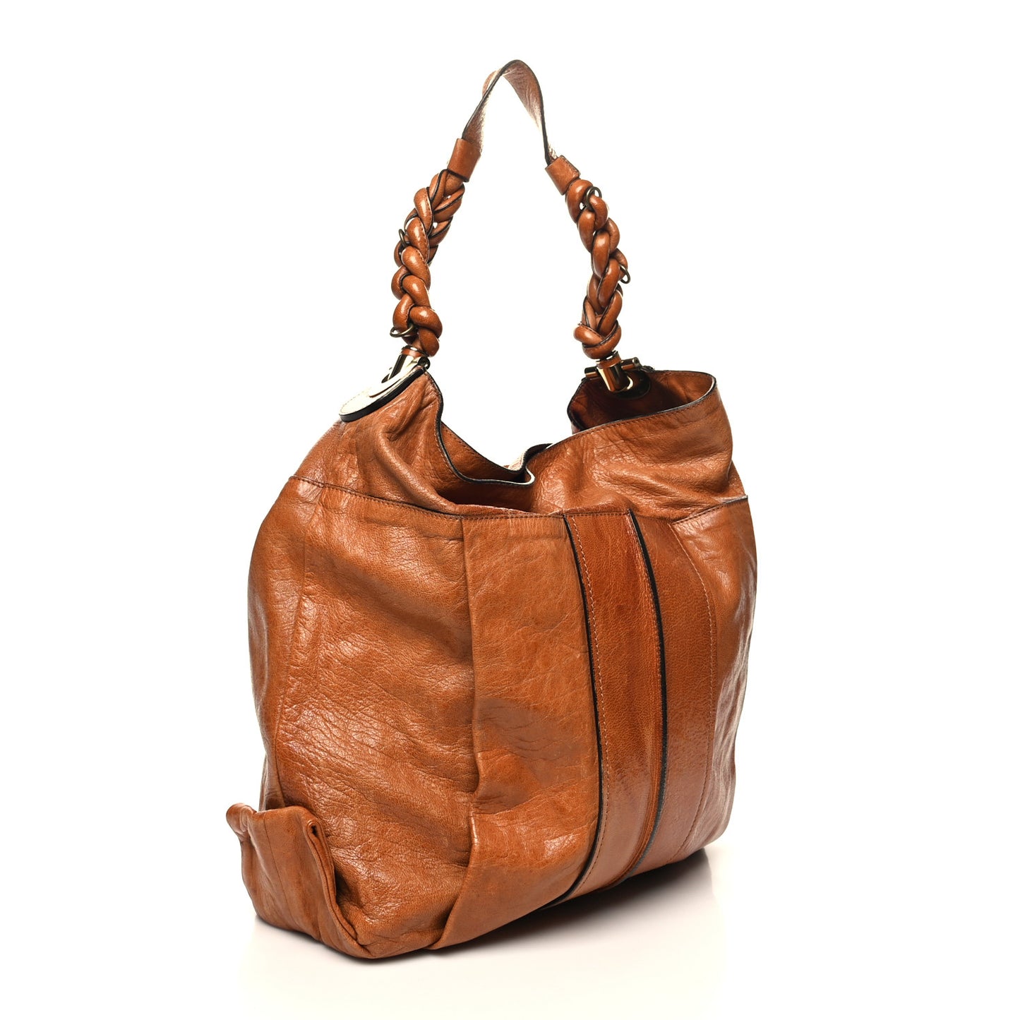 Lambskin Heloise Hobo Nutmeg