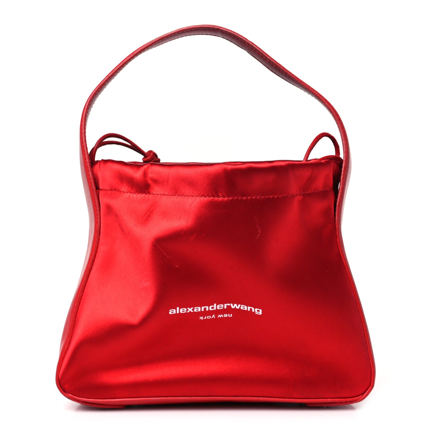 Satin Calfskin Small Ryan Bag Bright Red