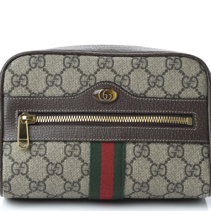 Gucci GG Supreme Monogram Web Small Ophidia Belt Bag 75 30 Dark Brown 10 of 10
