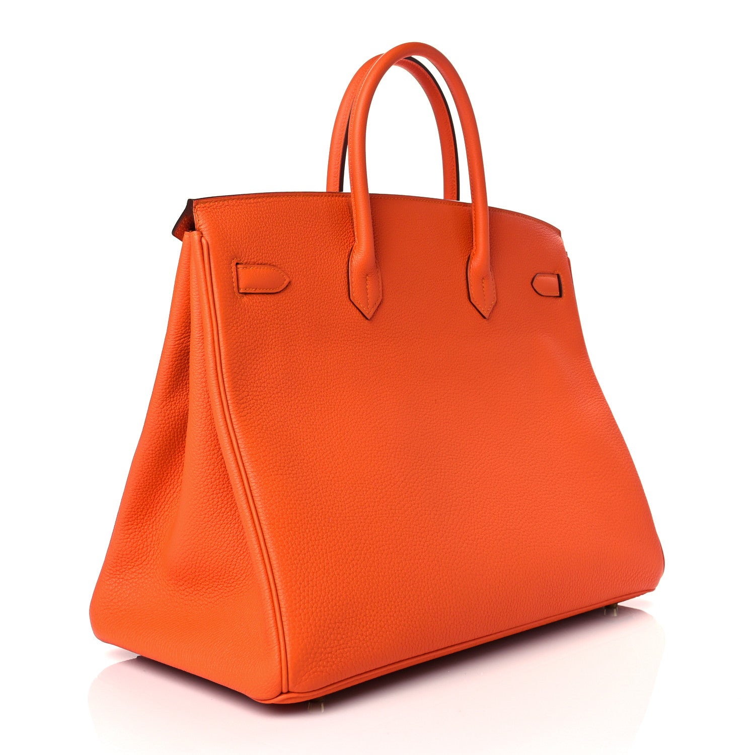Hermes Togo Birkin 40 Orange Poppy 3 of 10