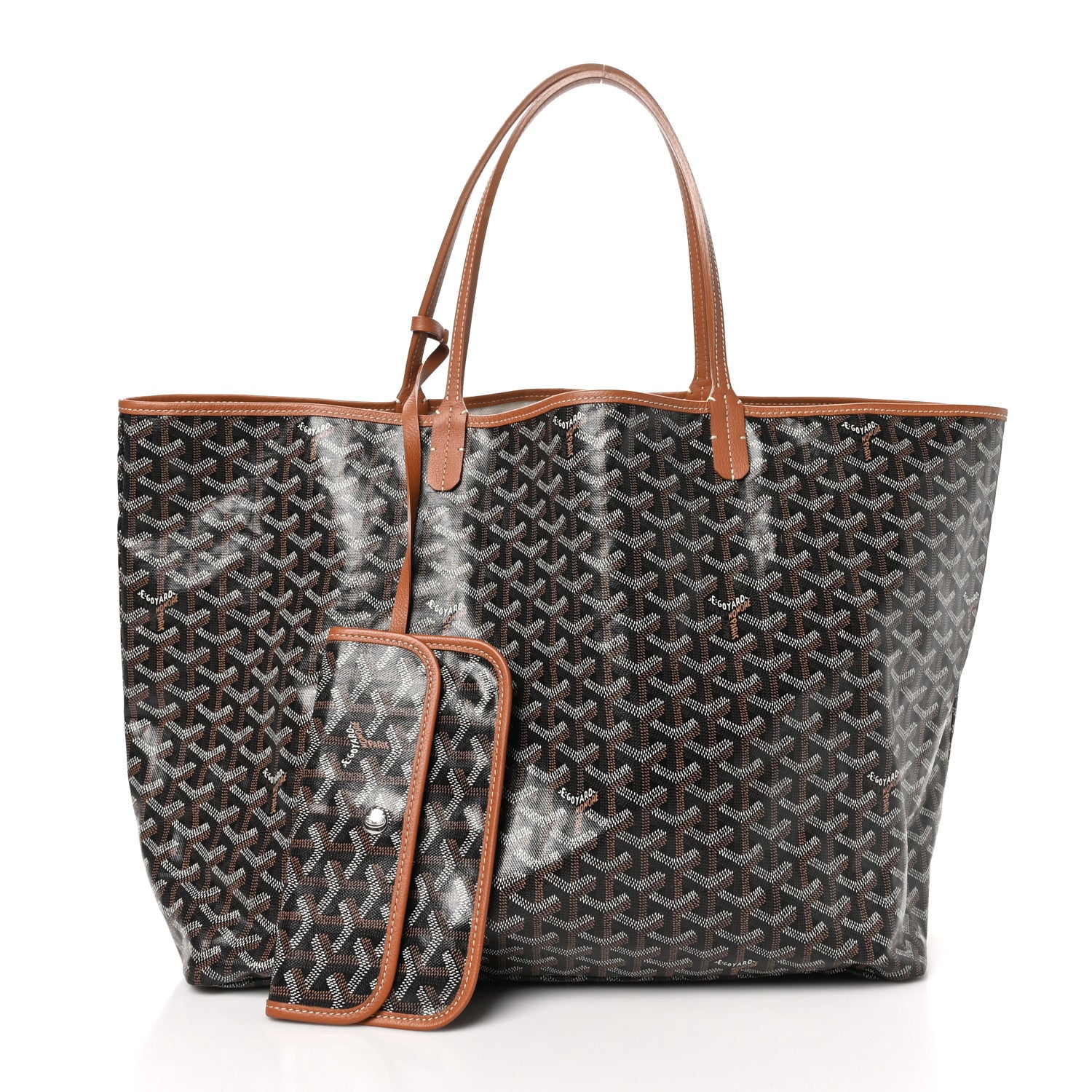 Goyard Goyardine Saint Louis GM Black Gold 3 of 11