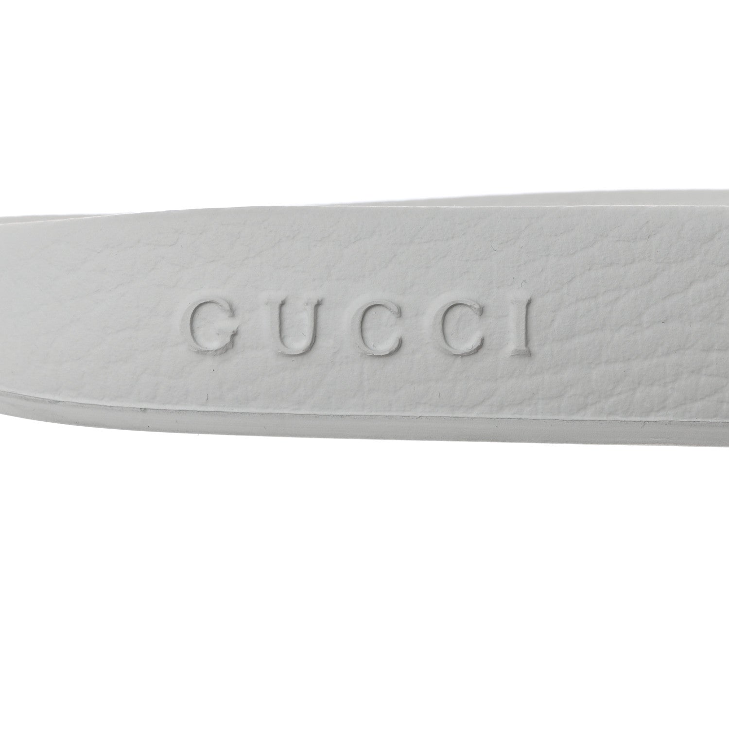 Gucci Rubber Web Mens Pool Slide Sandals 10 White Green Red 7 of 12