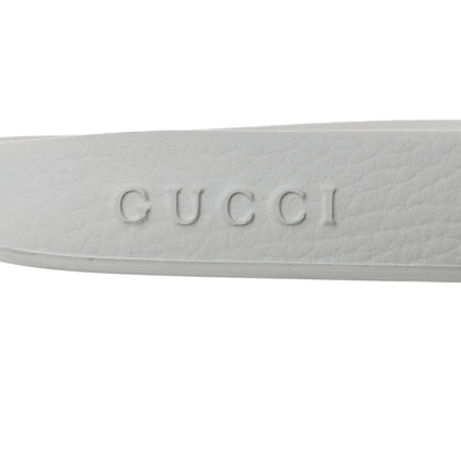 Gucci Rubber Web Mens Pool Slide Sandals 10 White Green Red 7 of 12