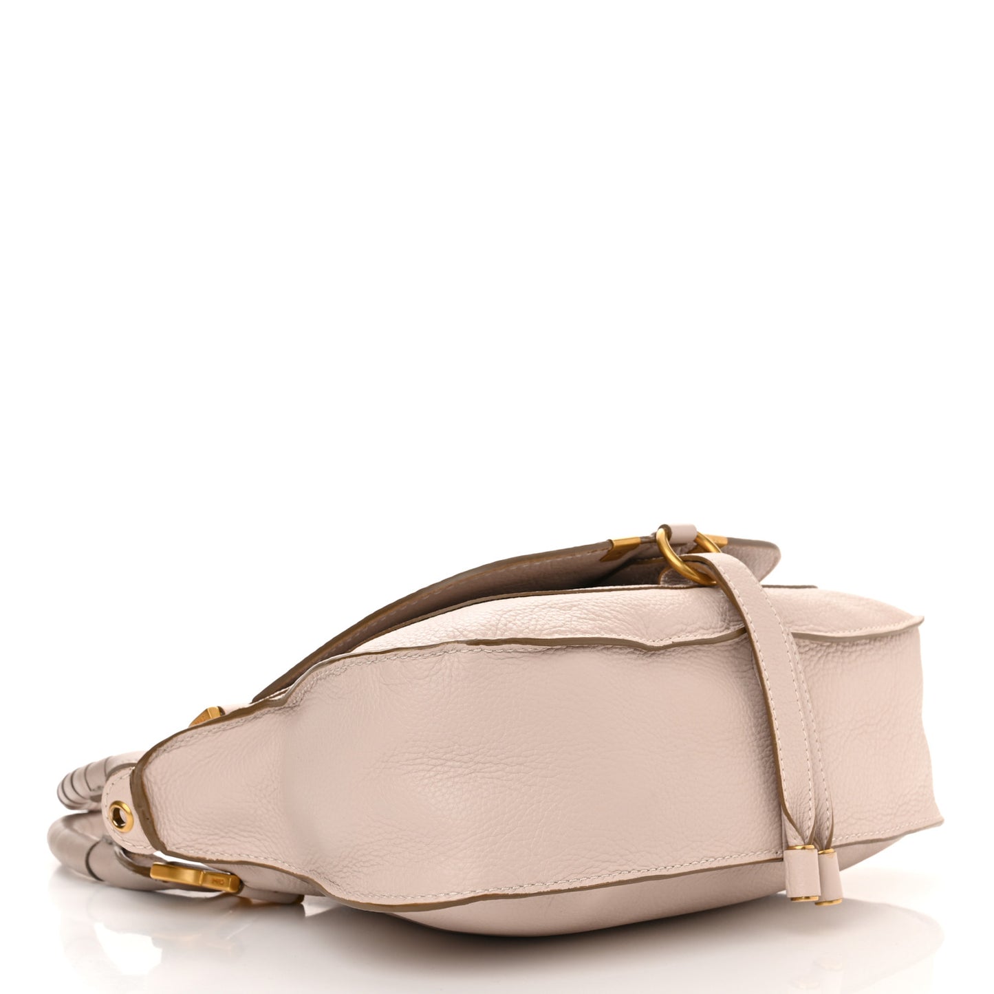 Calfskin Small Marcie Satchel Pale Pink