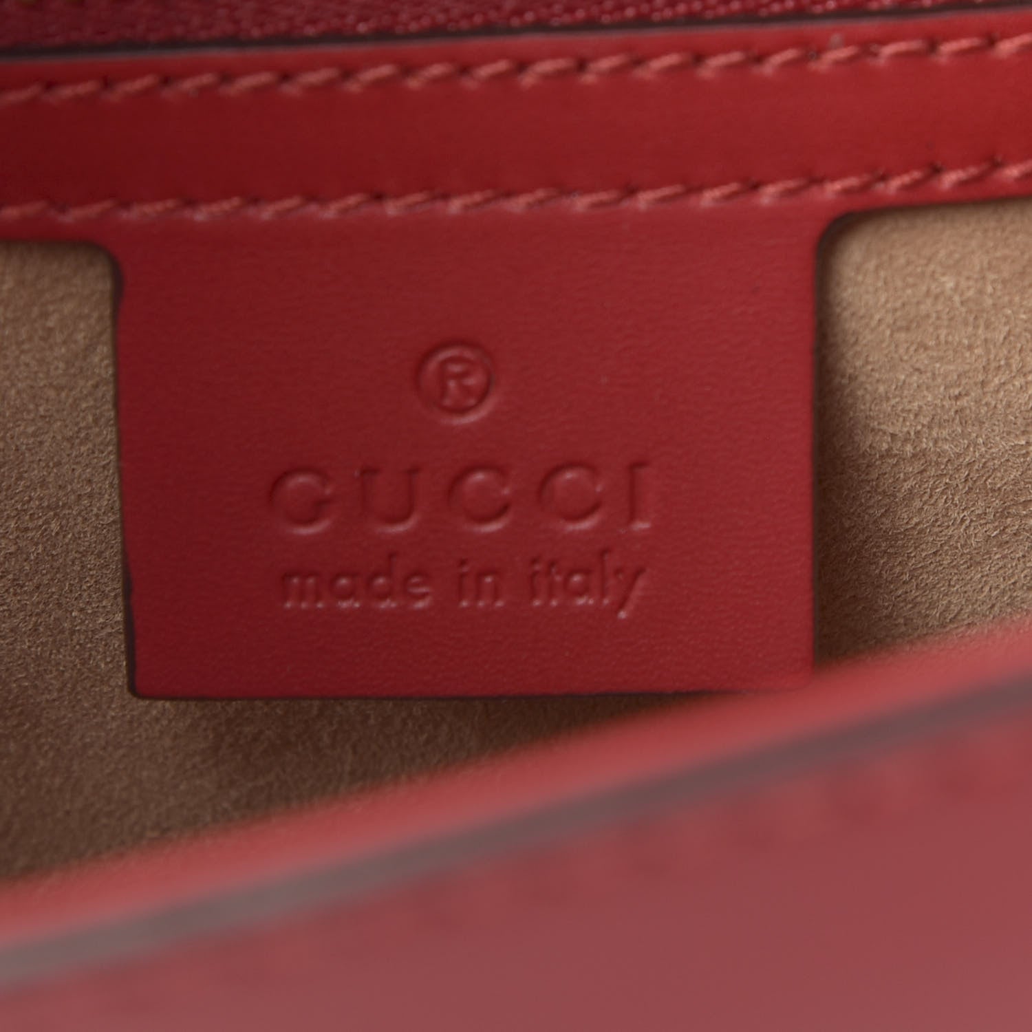 Gucci Calfskin Small Sylvie Shoulder Bag Hibiscus Red 7 of 8