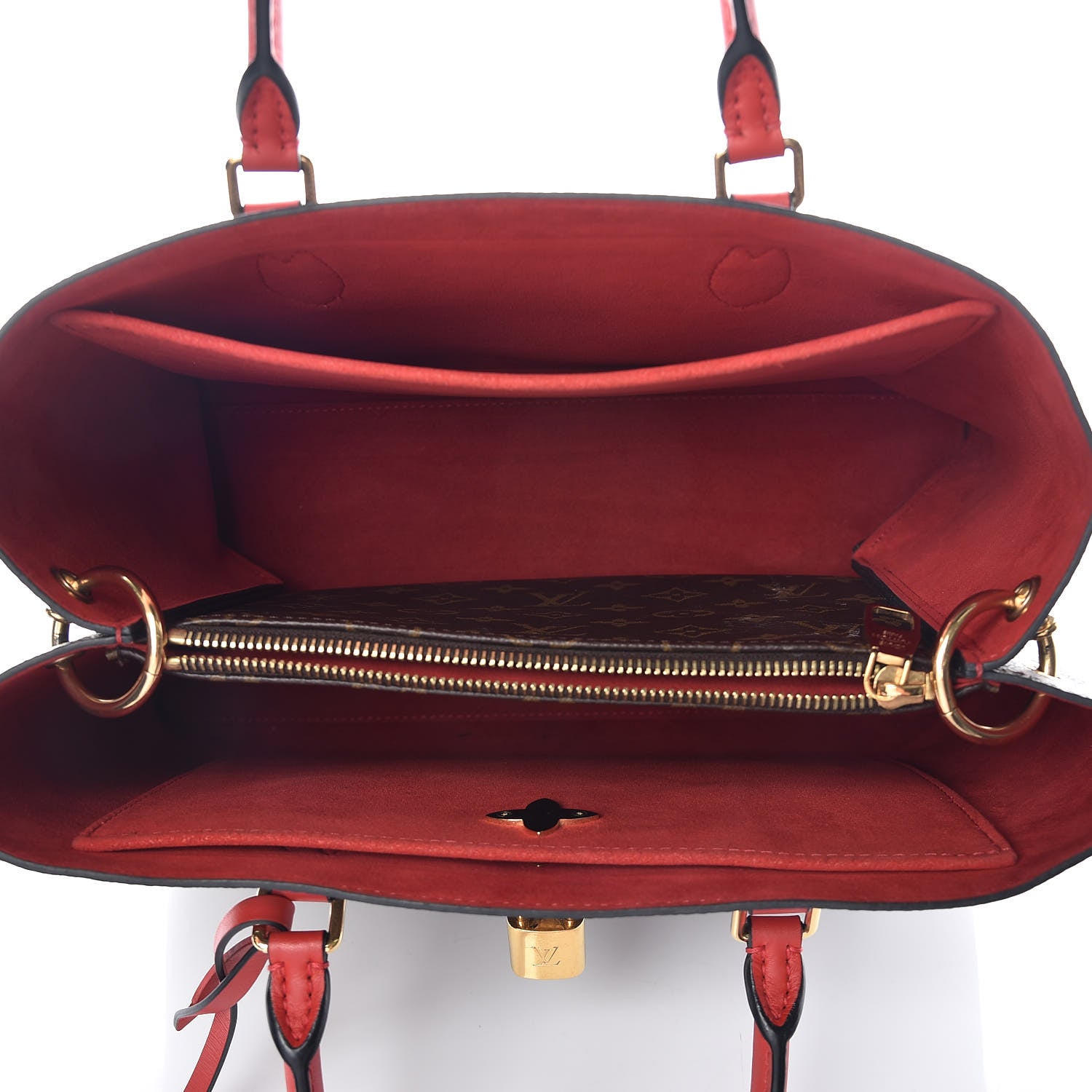 Louis Vuitton Monogram Flower Tote Coquelicot 5 of 12
