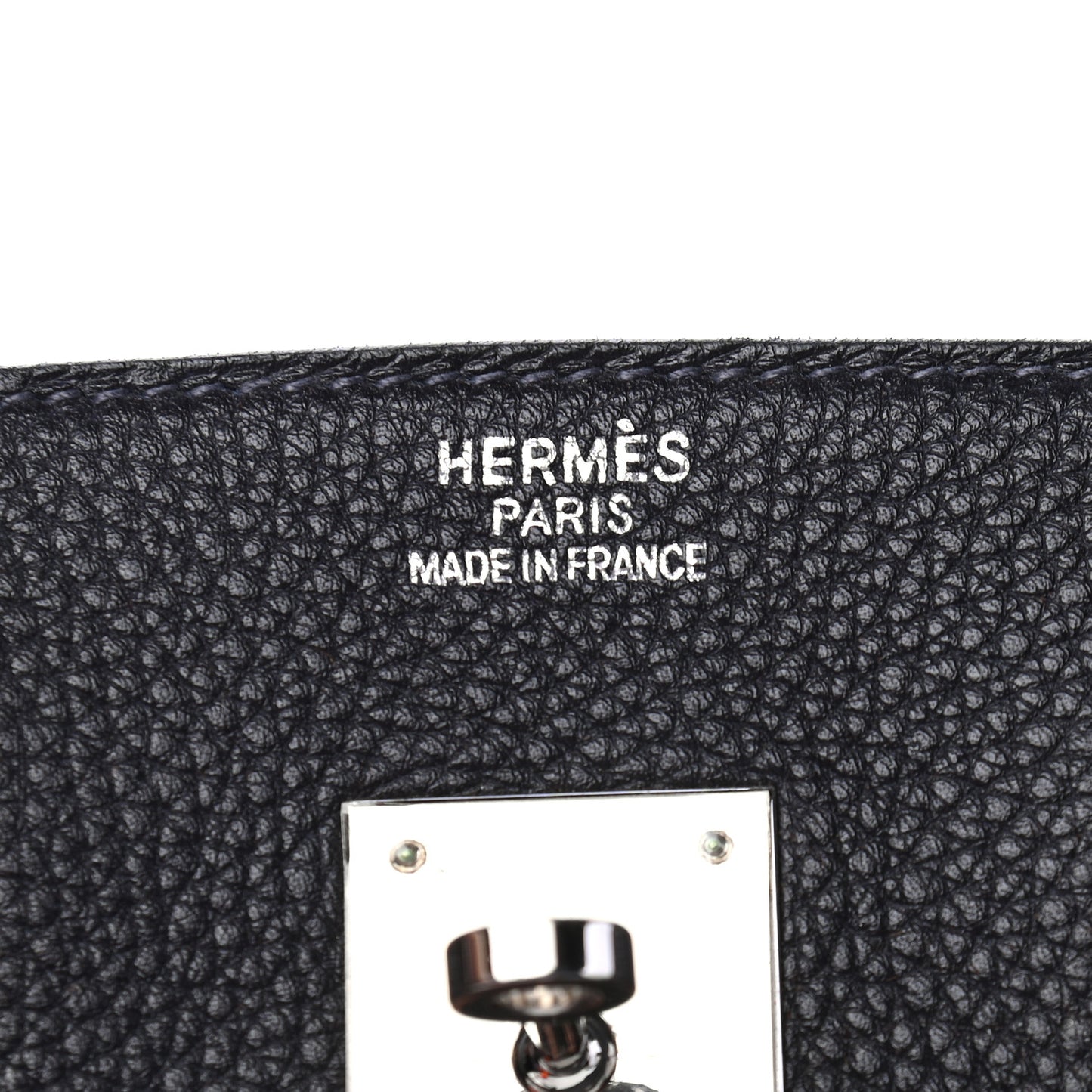 Taurillon Clemence Birkin 35 Bleu Indigo