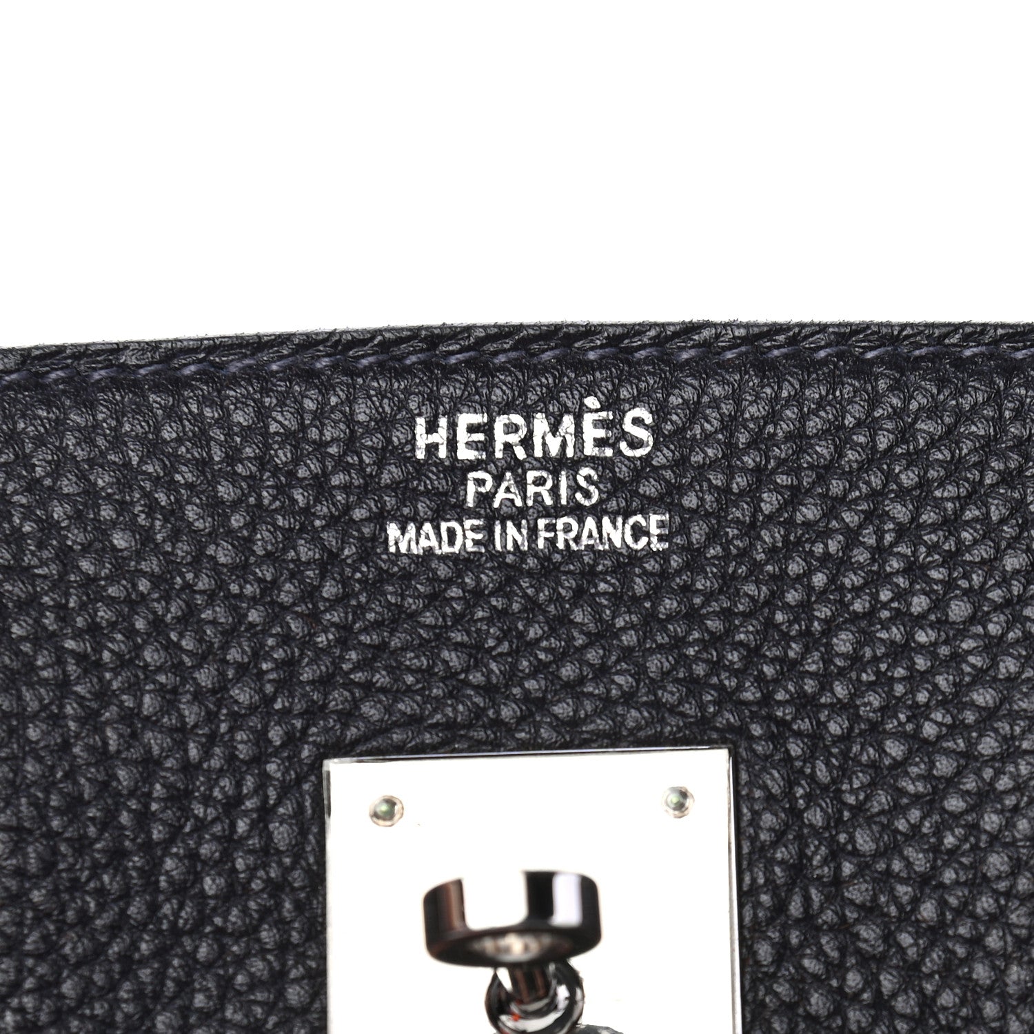 Hermes Taurillon Clemence Birkin 35 Bleu Indigo 7 of 10