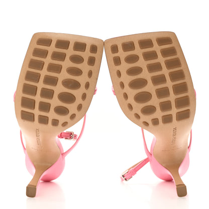 Bottega Veneta Lambskin Stretch Multi Strap 90mm Sandals 37 Blossom 5 of 7