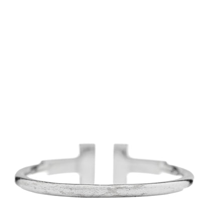 Tiffany 18K White Gold Ruby T Wire Ring 56 7.75 3 of 4