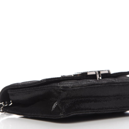 Chanel Iridescent Caviar Crystal Quilted Wallet On Chain WOC Black 7 of 11