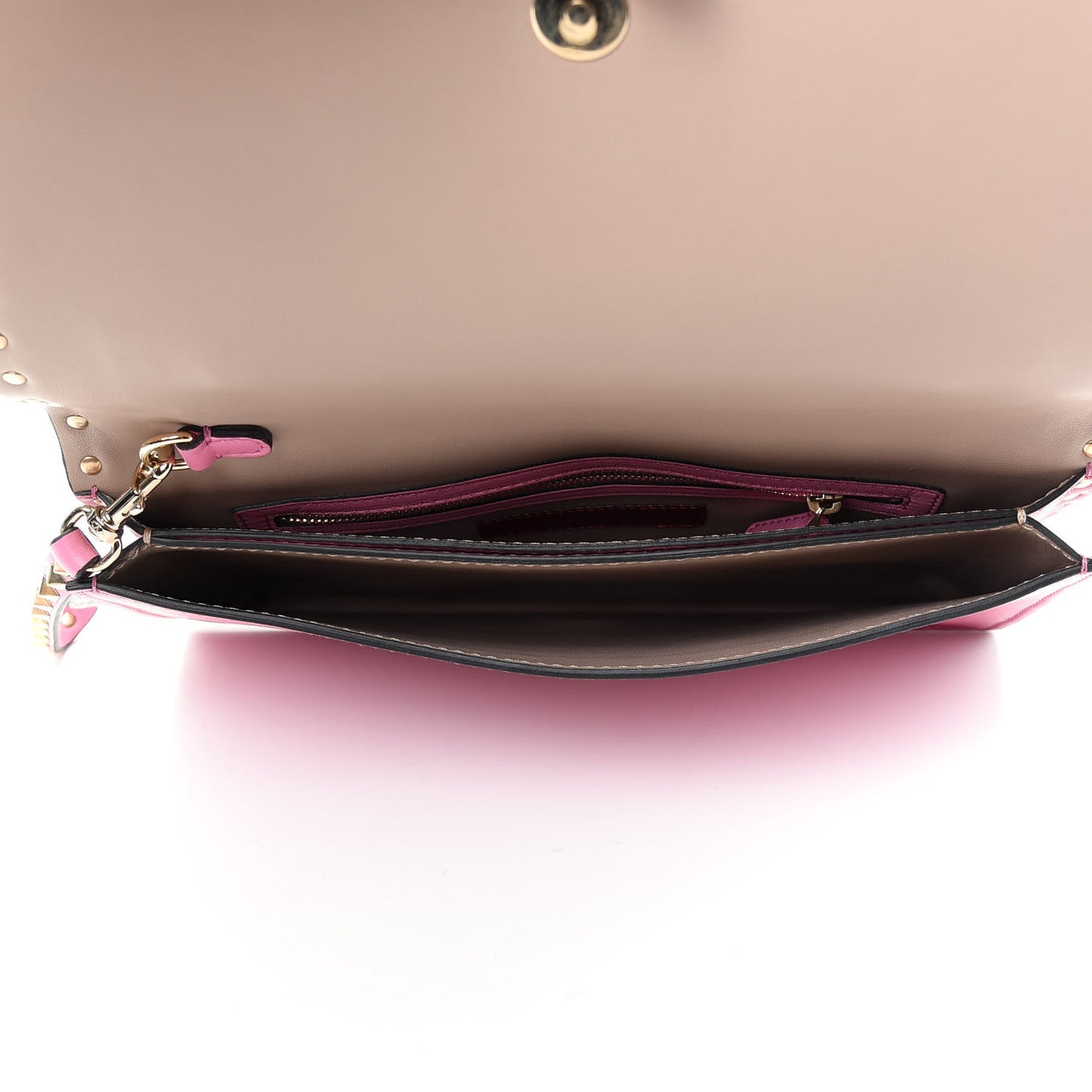 Nappa Rockstud Wristlet Clutch Ninphea