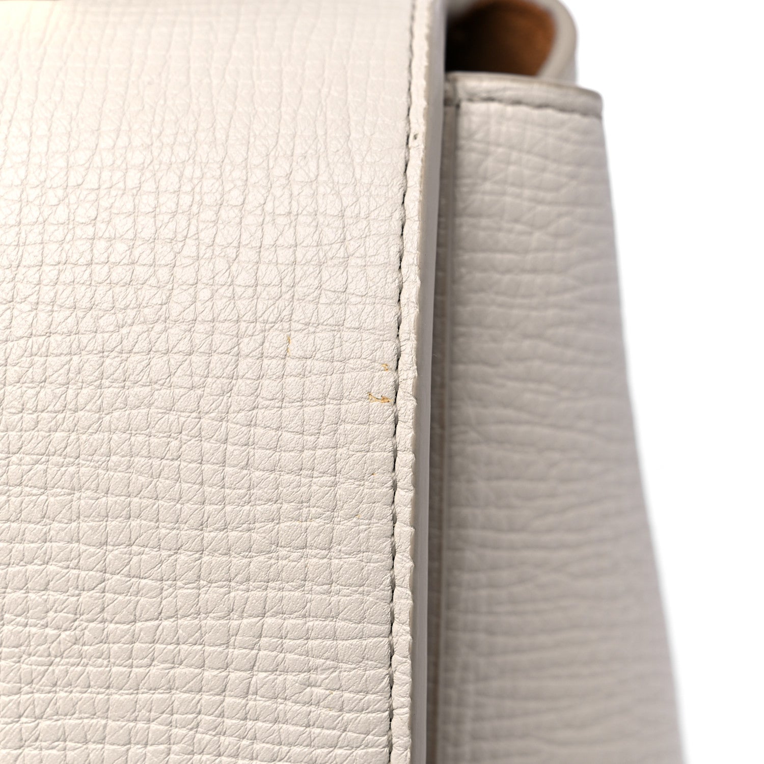Bottega Veneta Calfskin BV Angle Shoulder Bag Off White 9 of 10