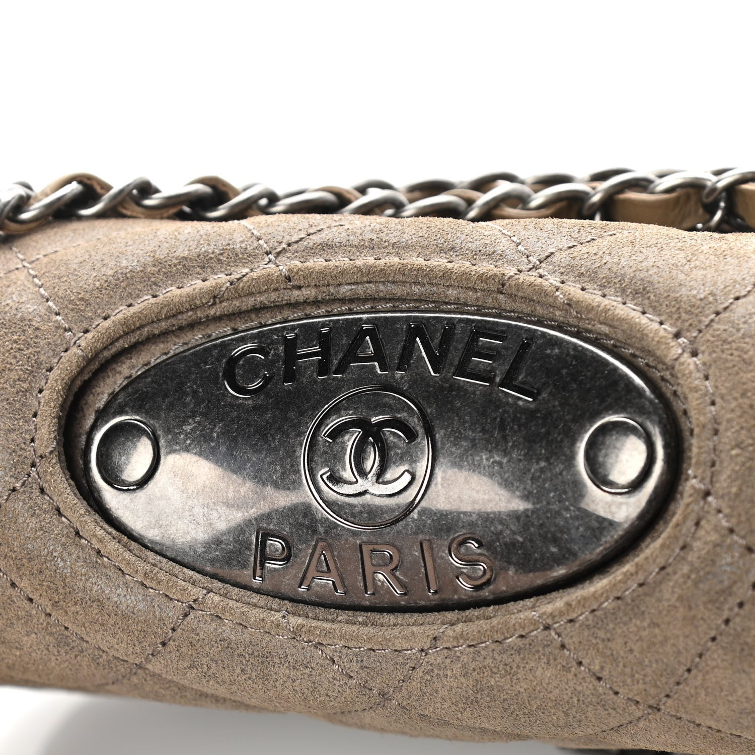 Chanel Iridescent Calfskin Quilted Paris Flap Brown 9 of 13
