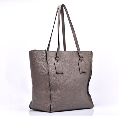 Burberry Heritage Grain Medium Woodbury Tote Pale Taupe 3 of 10