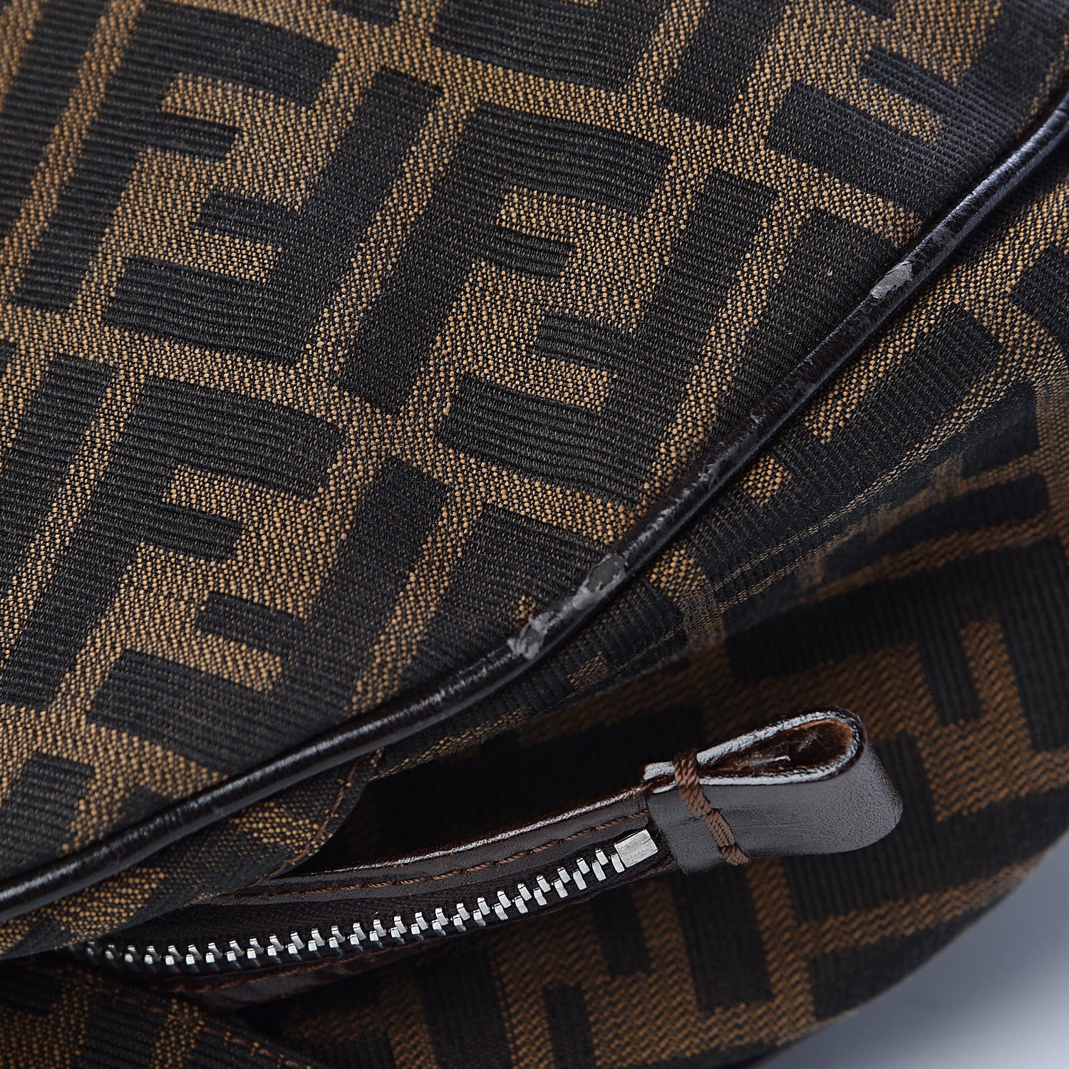 Fendi Zucca Pocket Shoulder Bag Tobacco 14 of 17