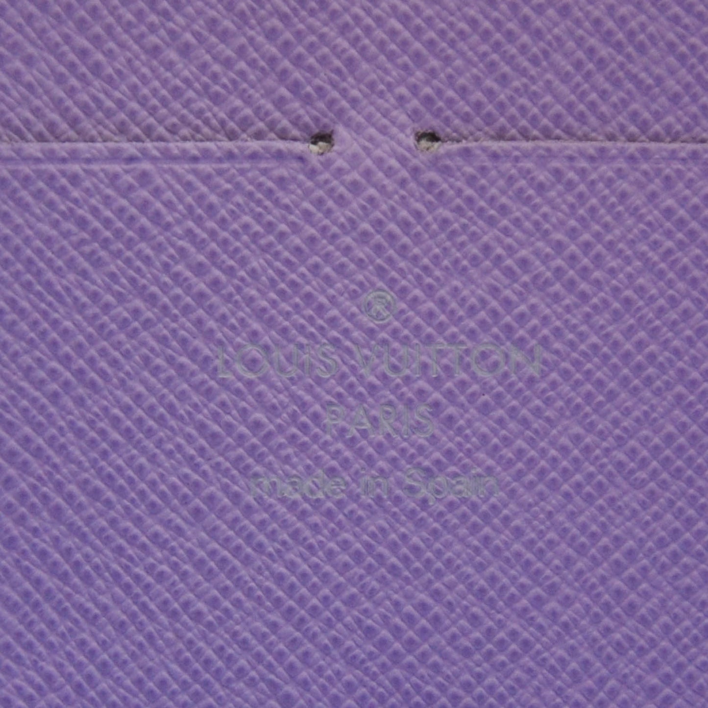 Monogram Multicolor Zippy Wallet Black Violet
