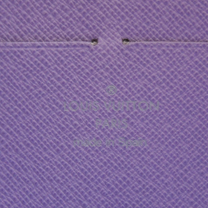 Louis Vuitton Monogram Multicolor Zippy Wallet Black Violet 6 of 7