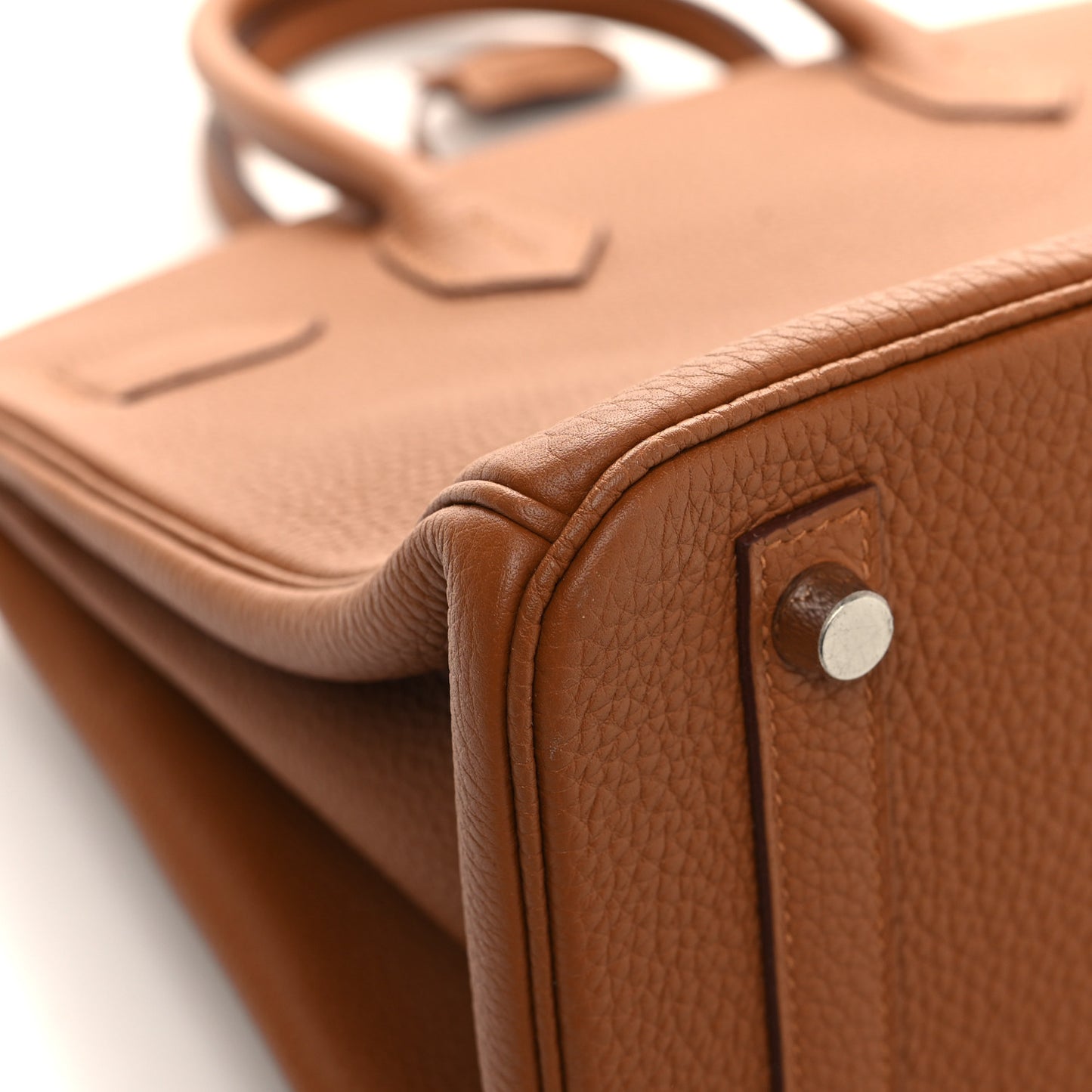 Togo Swift Officier Birkin 30 Gold Ambre