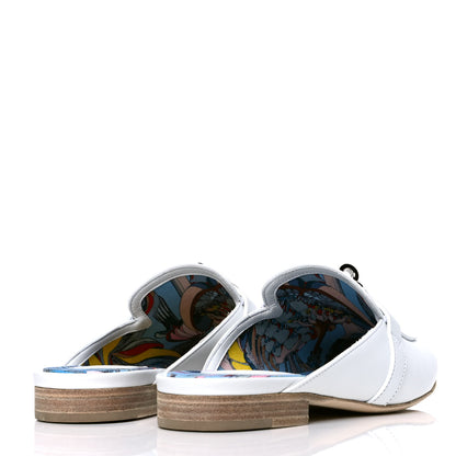 Hermes Calfskin Oz Mules 35.5 White 3 of 5