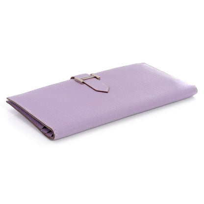 Hermes Chevre Mysore Bearn Wallet Lilac 3 of 6
