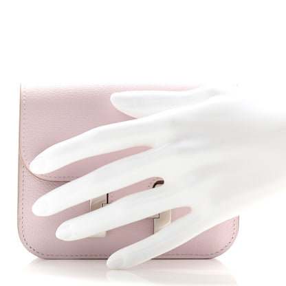 Hermes Evercolor Constance Slim Wallet Mauve Pale 3 of 9