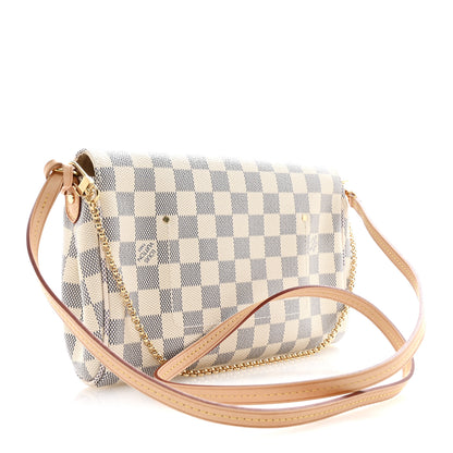 Louis Vuitton Damier Azur Favorite MM 3 of 12
